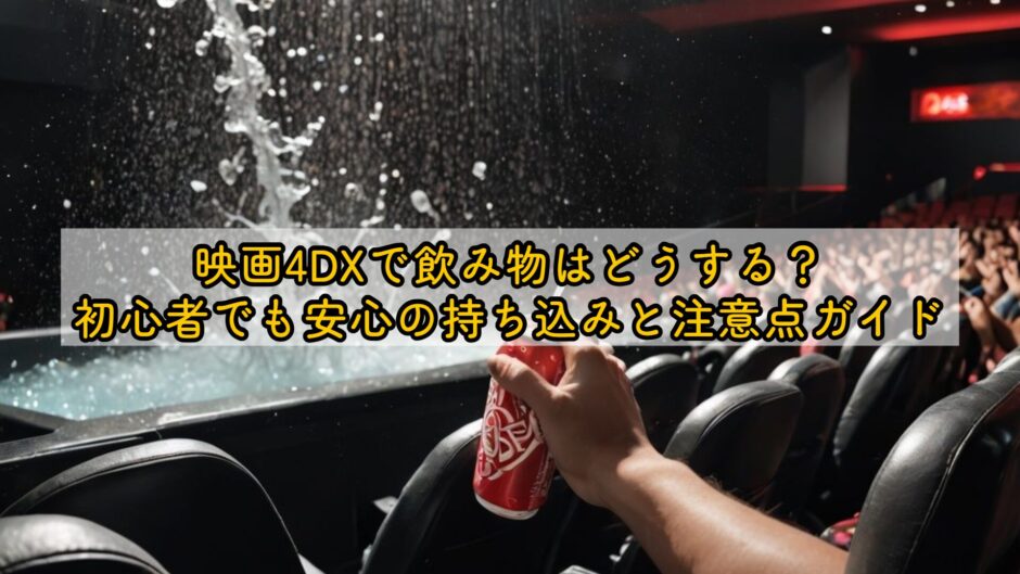映画4DXで飲み物はどうする？初心者でも安心の持ち込みと注意点ガイド