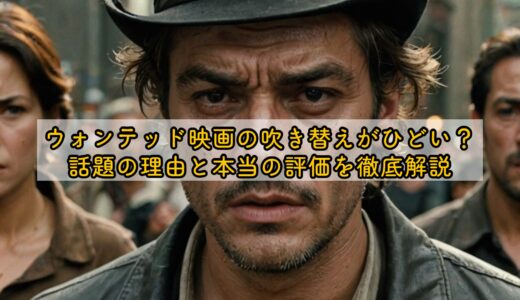 ウォンテッド映画の吹き替えがひどい？話題の理由と本当の評価を徹底解説