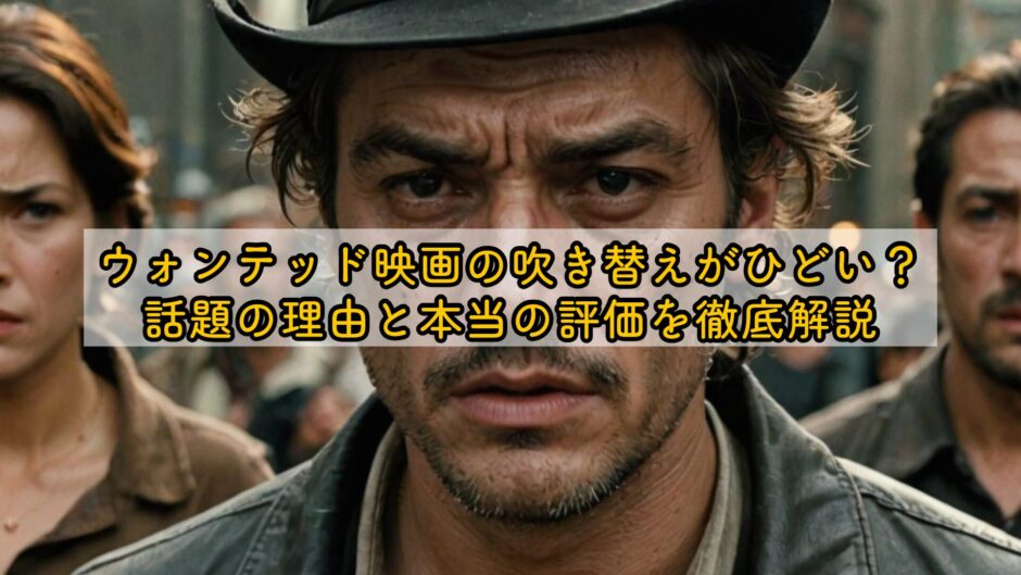 ウォンテッド映画の吹き替えがひどい？話題の理由と本当の評価を徹底解説