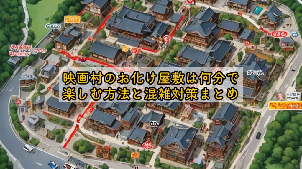 映画村のお化け屋敷は何分で楽しむ方法と混雑対策まとめ