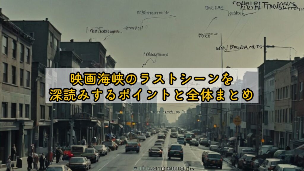 映画海峡のラストシーンを深読みするポイントと全体まとめ