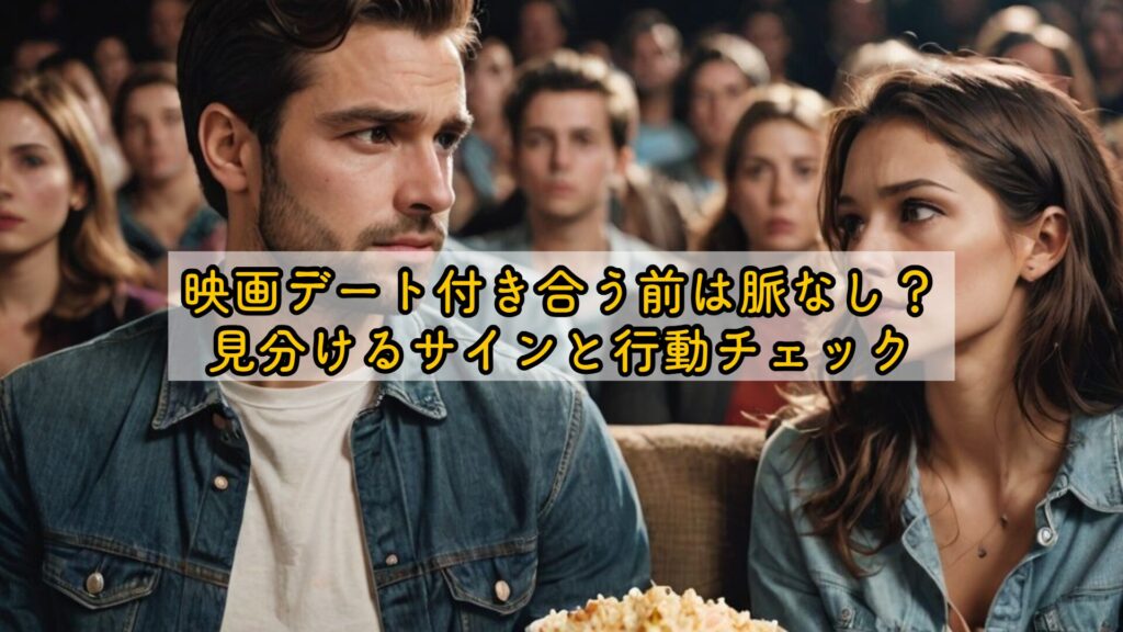 映画デート付き合う前は脈なし?見分けるサインと行動チェック
