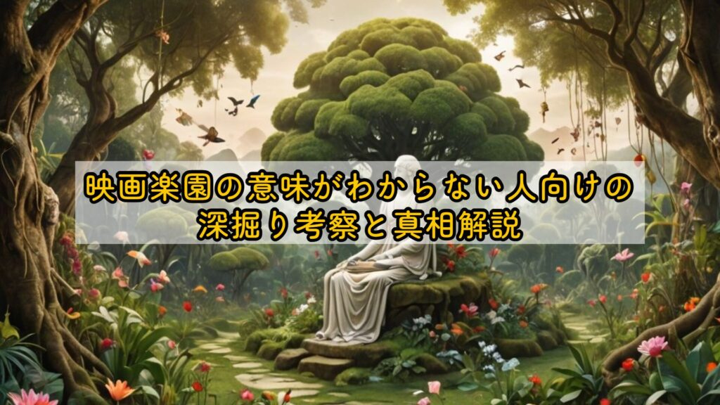 映画楽園の意味がわからない人向けの深掘り考察と真相解説
