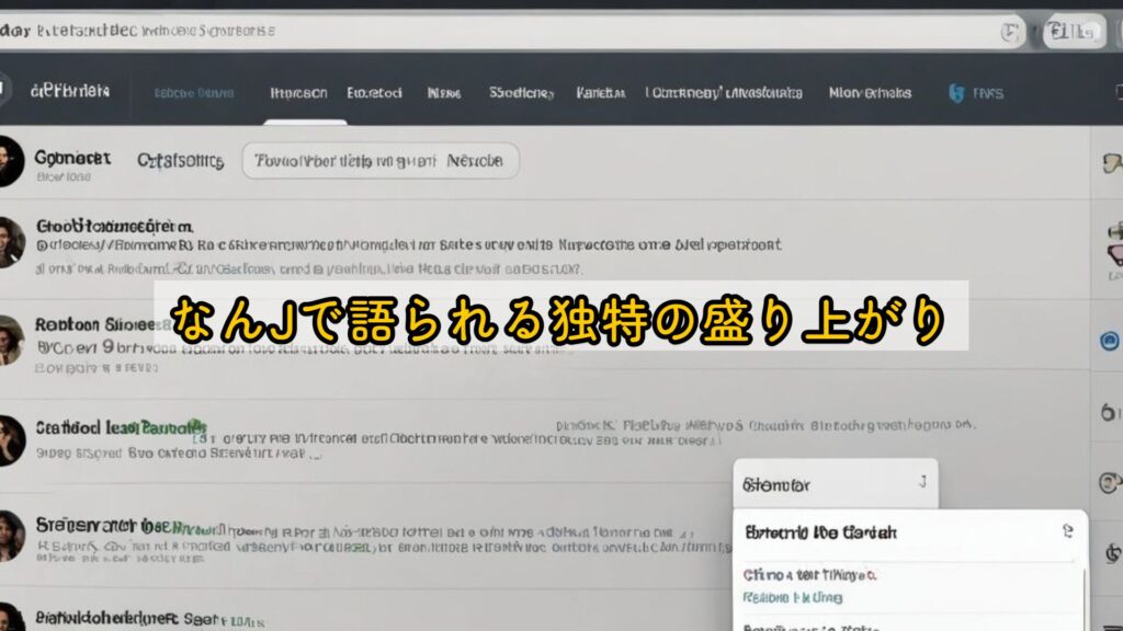 なんJで語られる独特の盛り上がり
