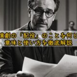 映画や演劇の「配役」のことを何という？意味と使い方を徹底解説