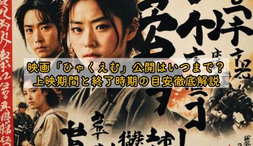 映画ひゃくえむ公開はいつまで？上映期間と終了時期の目安徹底解説