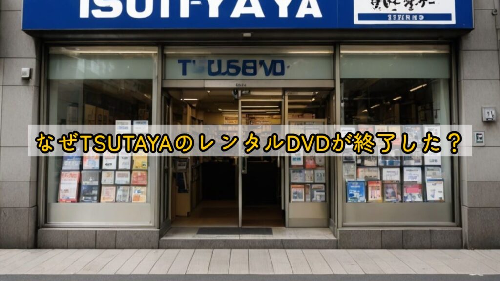 なぜTSUTAYAのレンタルDVDが終了した？