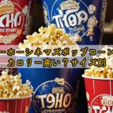 トーホーシネマズポップコーンはカロリー高い？サイズ別