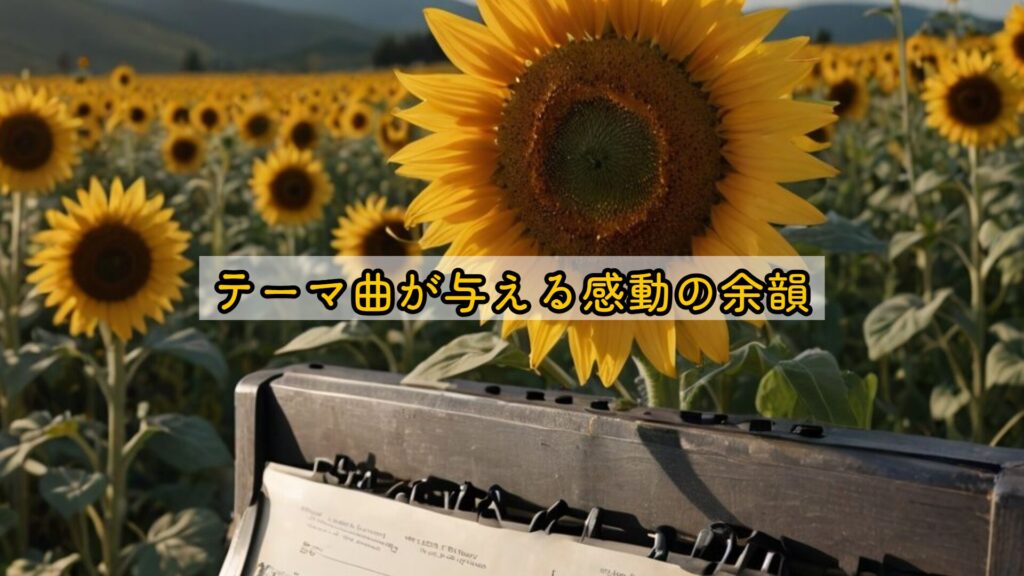 テーマ曲が与える感動の余韻