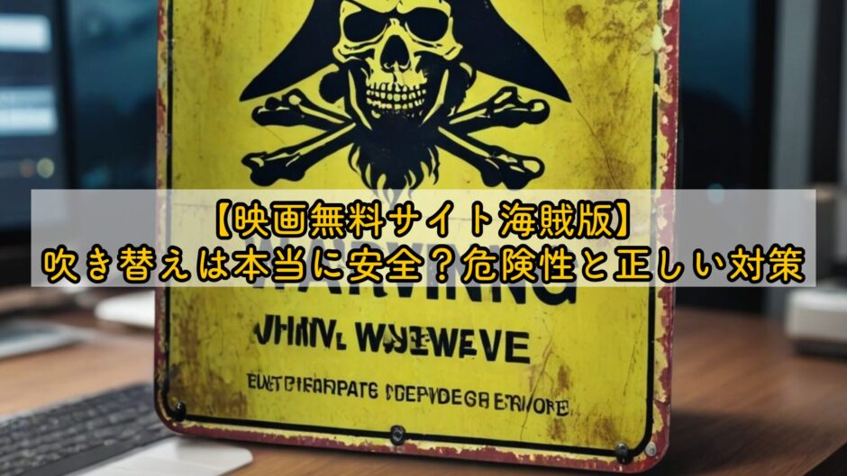 【映画無料サイト海賊版】吹き替えは本当に安全？危険性と正しい対策