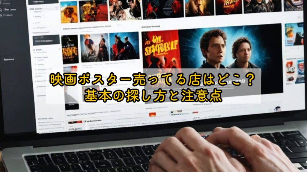 映画ポスター売ってる店はどこ？基本の探し方と注意点