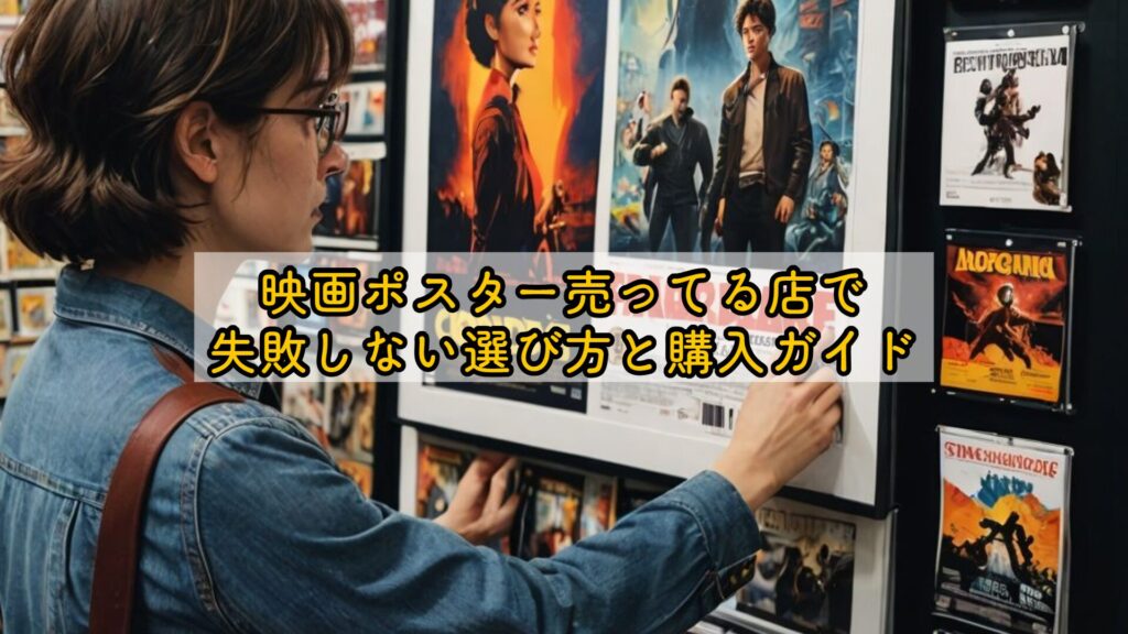 映画ポスター売ってる店で失敗しない選び方と購入ガイド