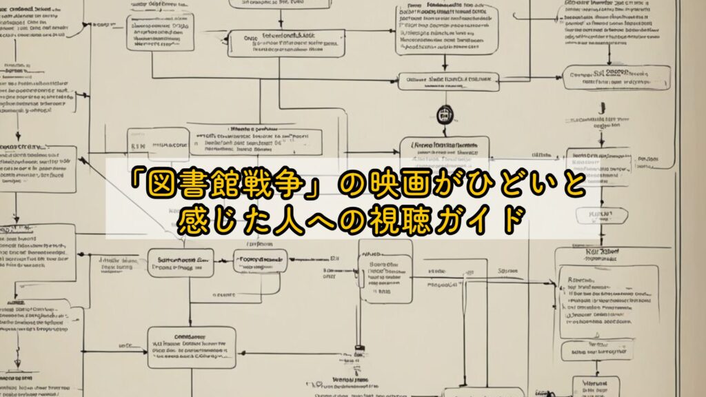 「図書館戦争」の映画がひどいと感じた人への視聴ガイド
