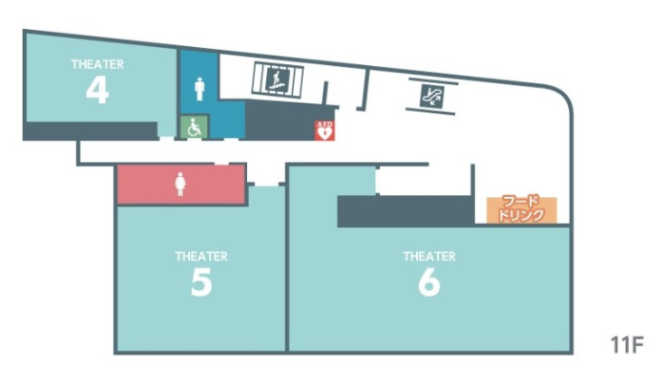 新宿バルト9のシアター6は何階にあるか？の画像