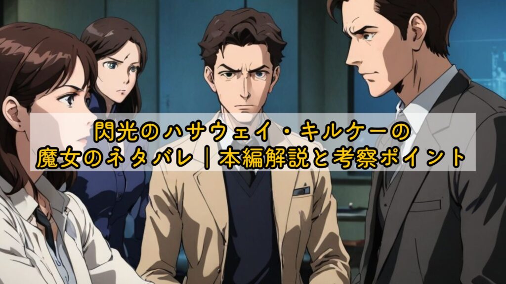 閃光のハサウェイ・キルケーの魔女のネタバレ|本編解説と考察ポイント