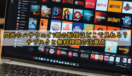 閃光のハサウェイ1部の配信はどこで見れる？サブスクと無料視聴の注意点