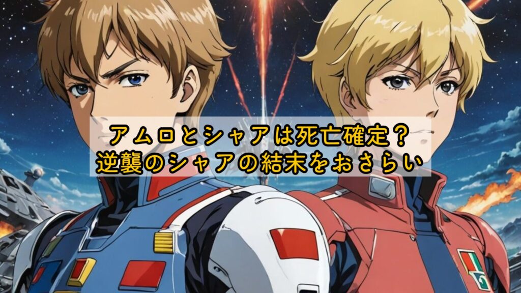アムロとシャアは死亡確定?逆襲のシャアの結末をおさらい